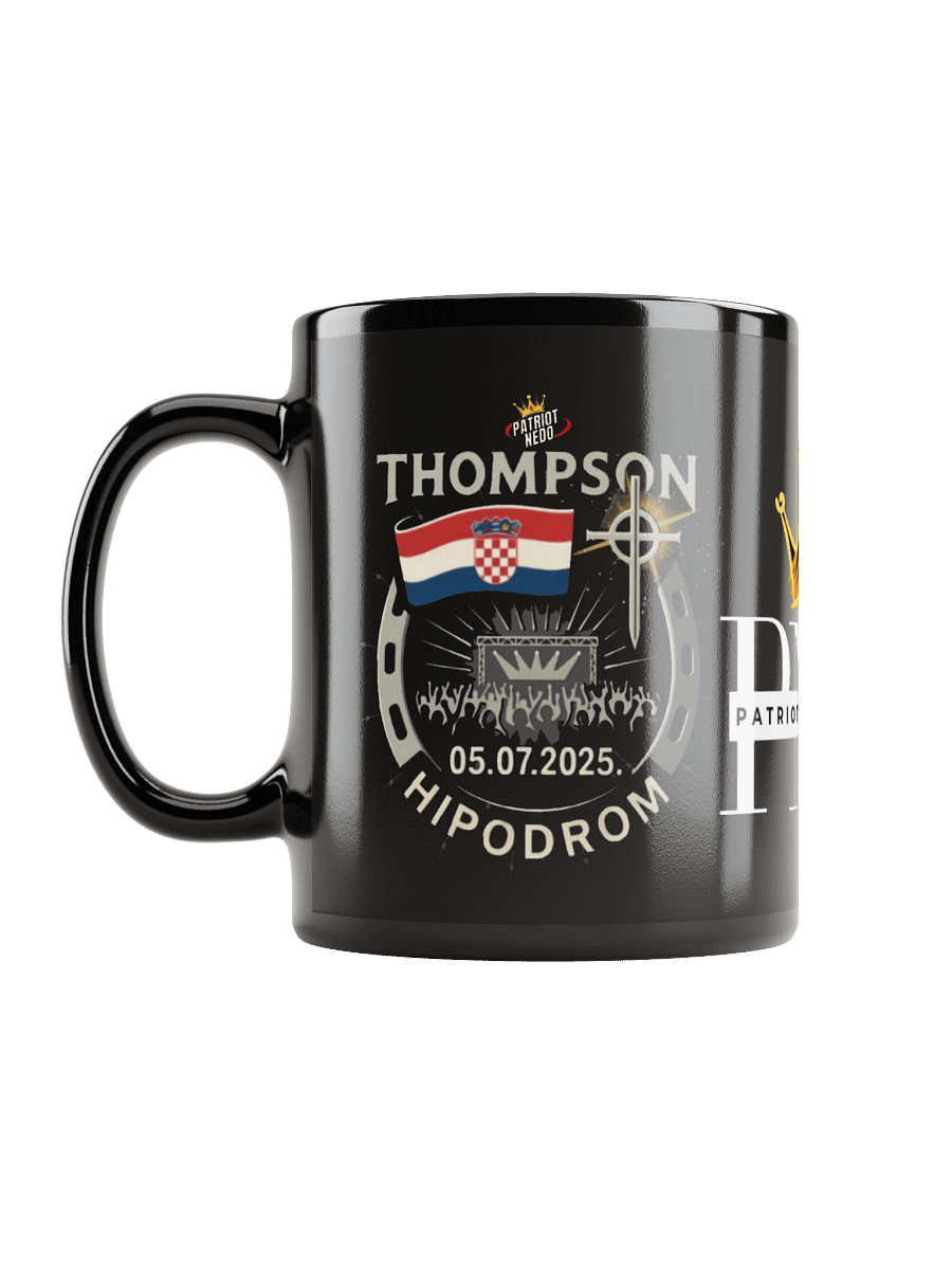 Patriotic Crest Black Mug product image (6)