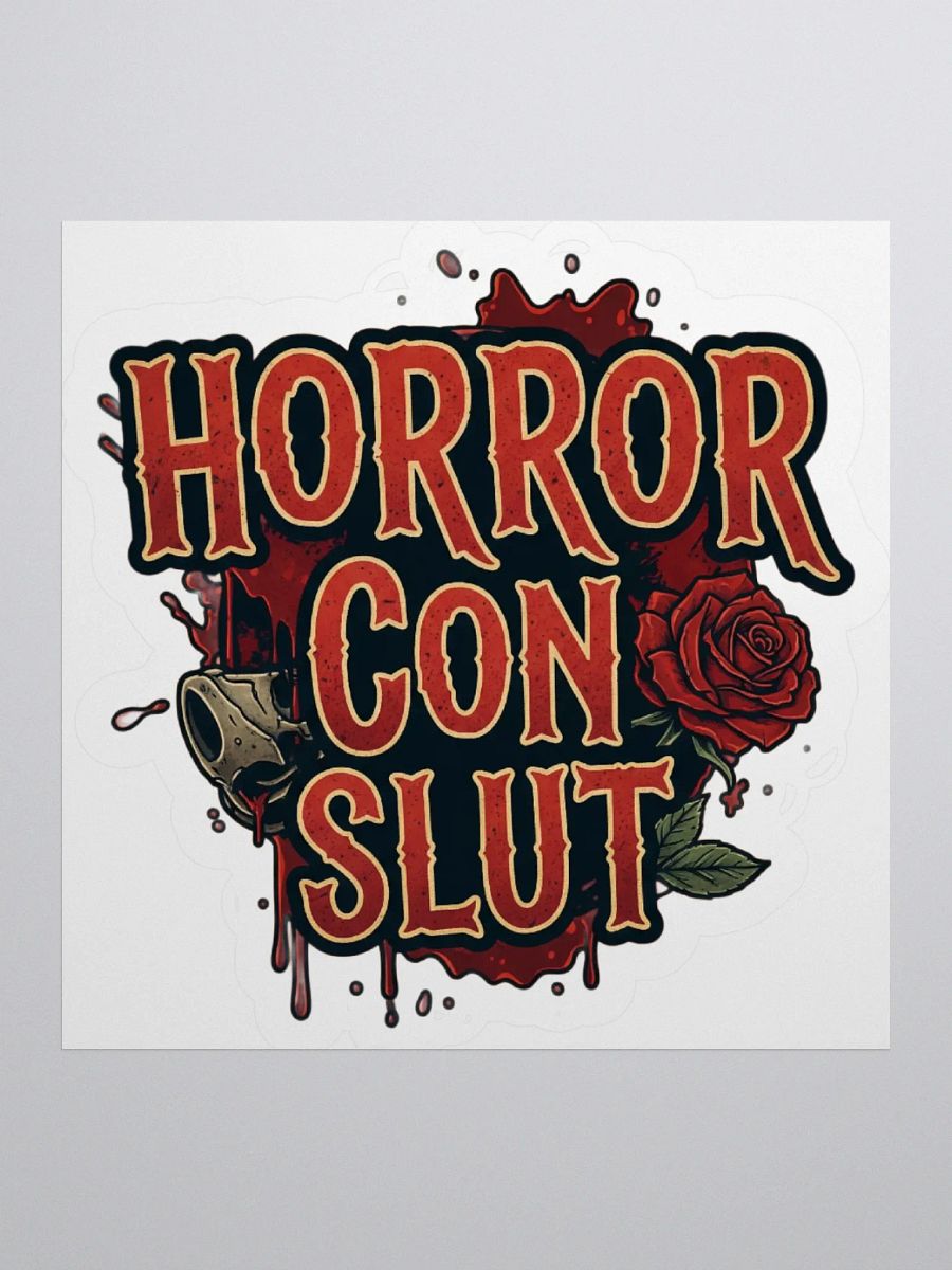 Horror Con Slut Sticker product image (2)