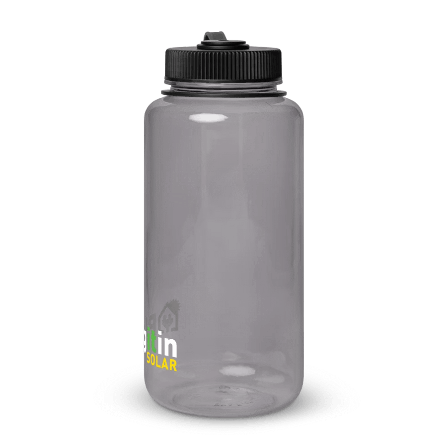 Plug It In Solar High-Quality Wide Mouth Plastic Water Bottle product image (3)