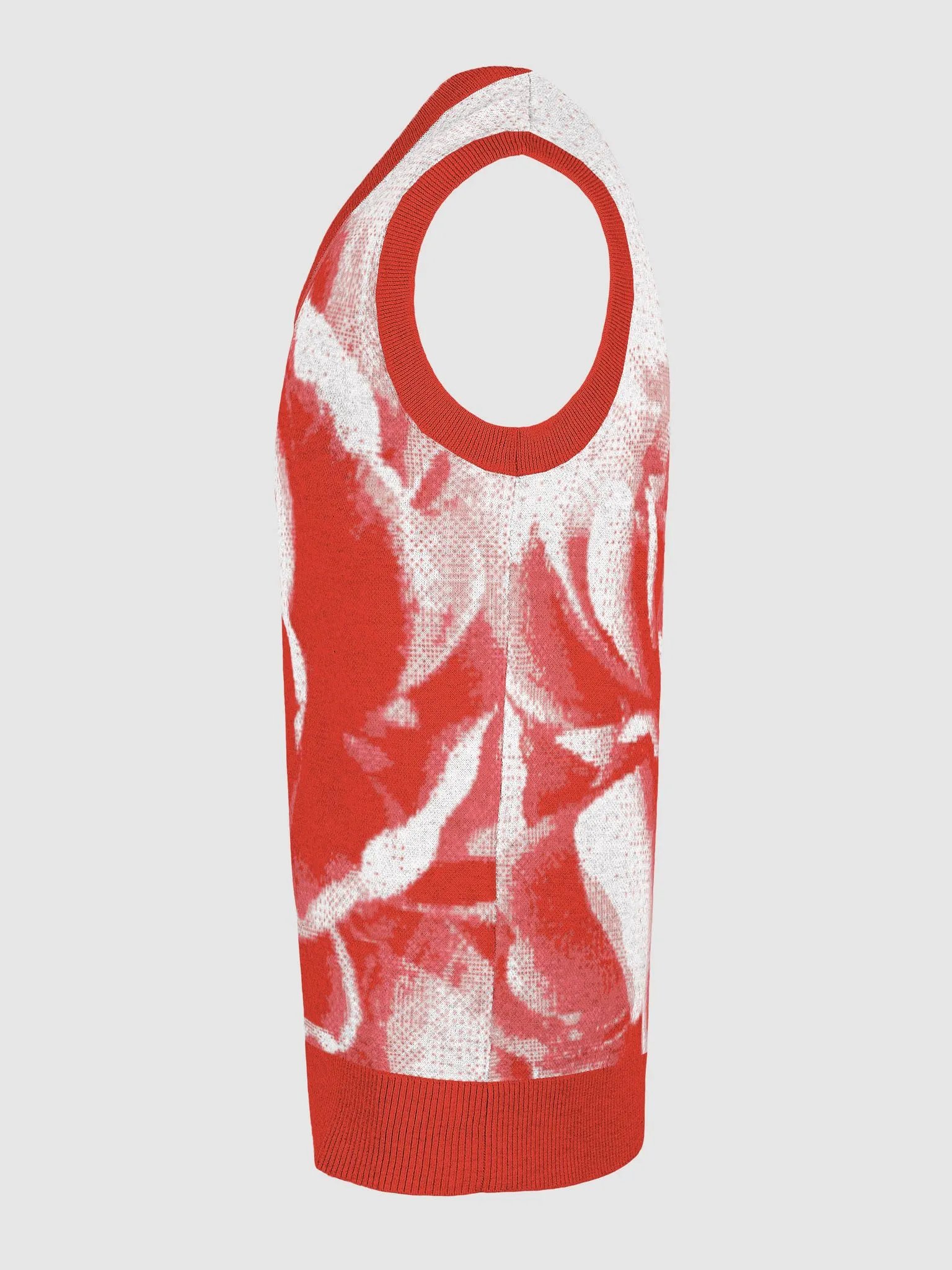 Rose Knitted V-Neck Vest product image (28)