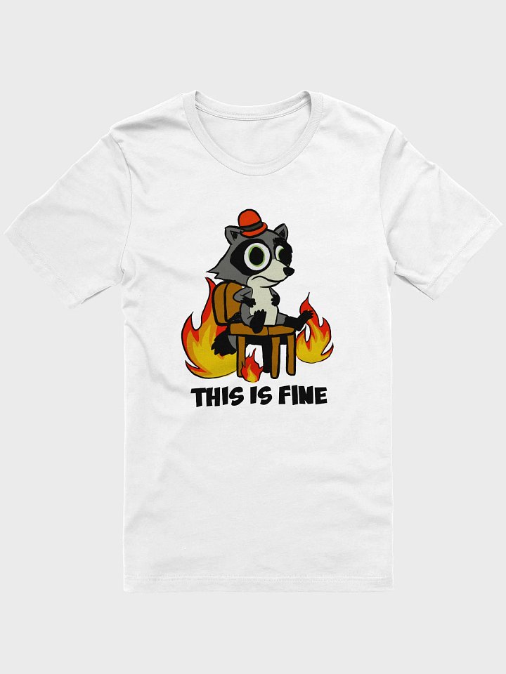 This is Fine Bella Canvas Shirt (White) product image (1)