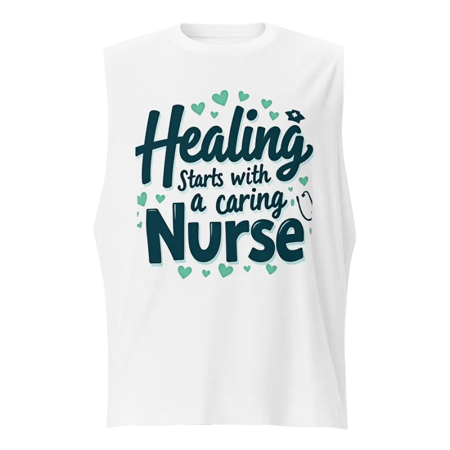 Healing Nurse Heart Muscle Tank product image (1)