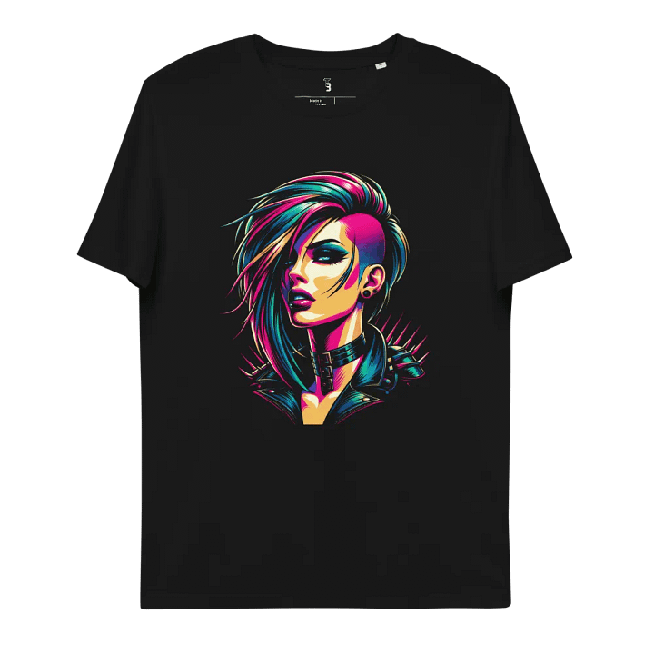 Cyberpunk Rebel Woman Tee product image (2)