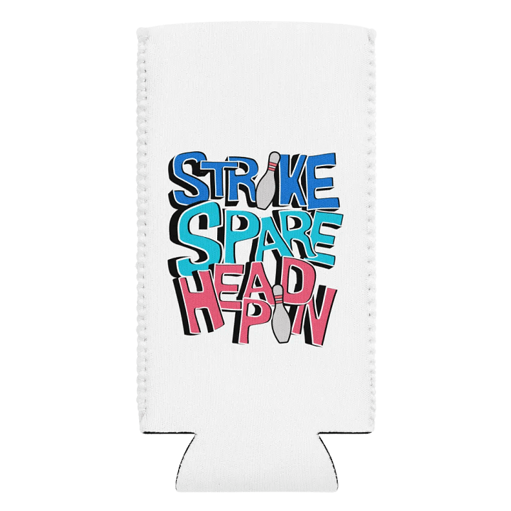 Strike Spare Headpin Bowling Can Cooler product image (1)