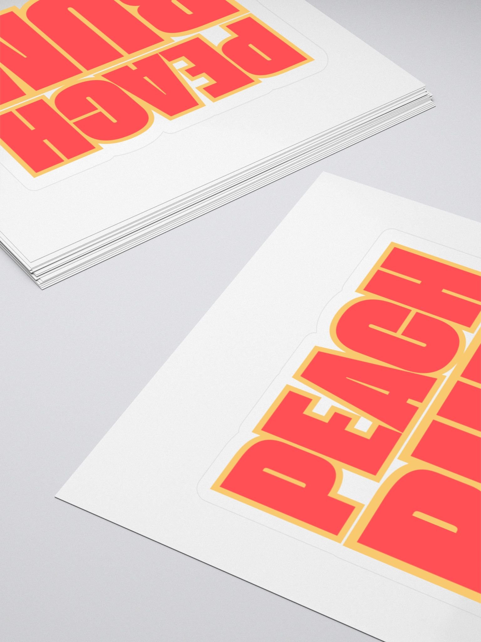 Peach Bum Sticker product image (4)