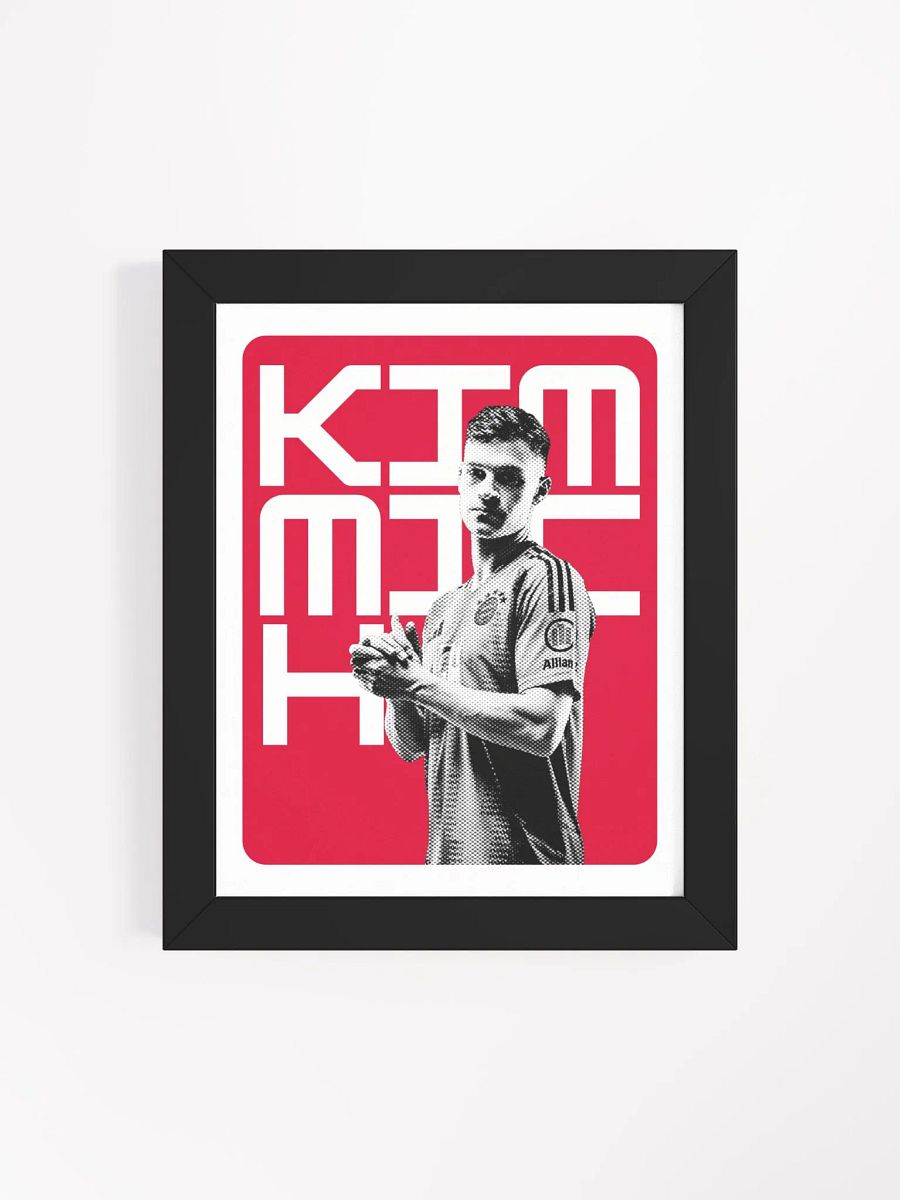 Joshua Kimmich BW Bayern Munich Name Art Framed Print product image (4)