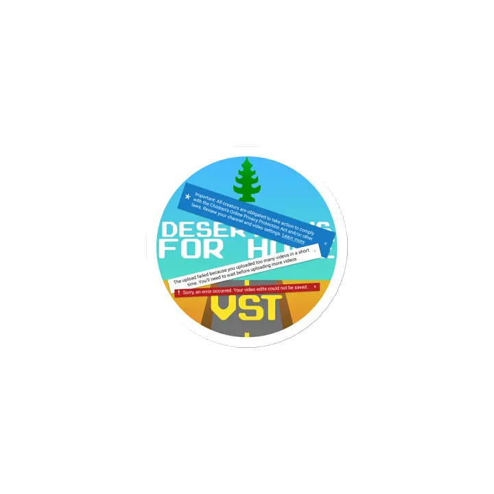 VST Inside Joke Magnet - YouTube Errors product image (1)
