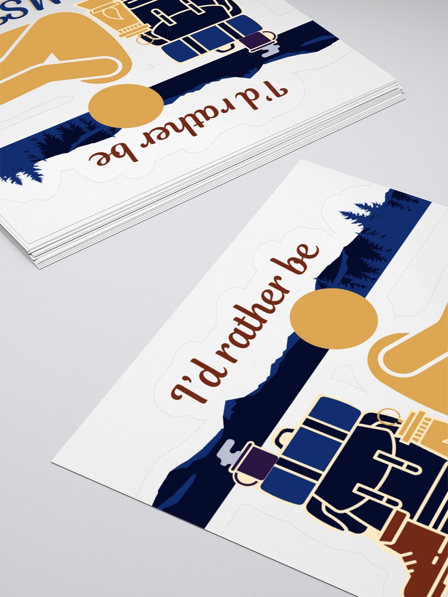 I'd Rather Be Sticker product image (12)