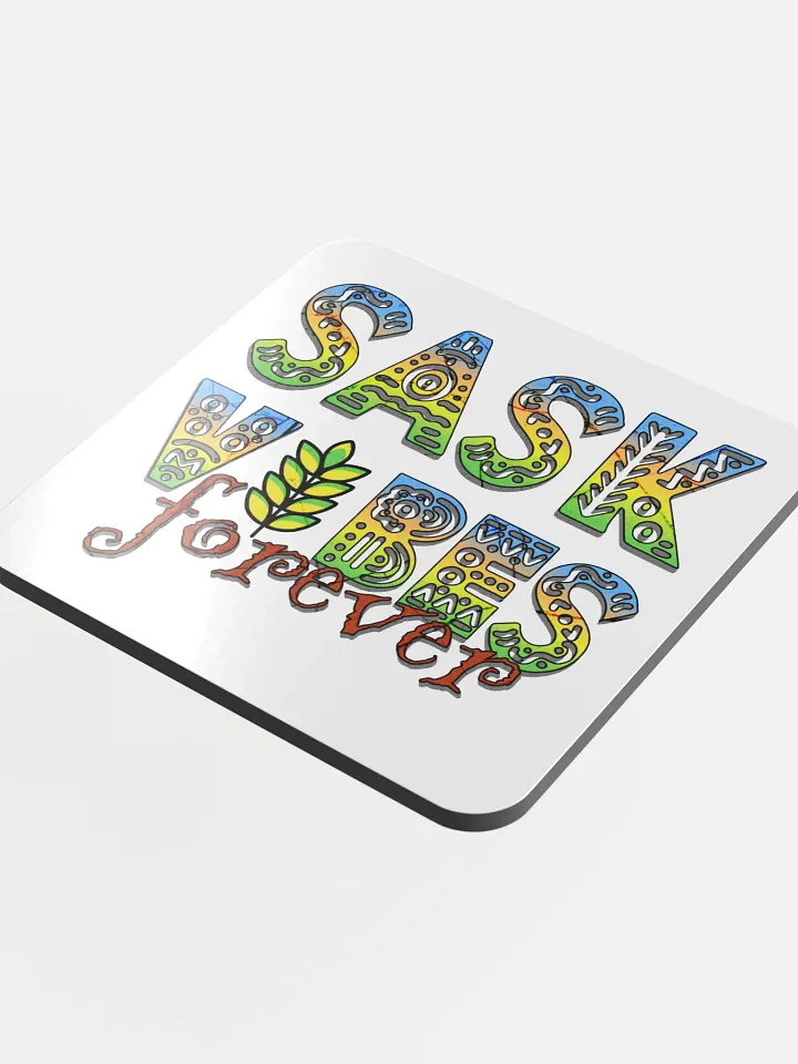 Sask Vibes Forever Ancient Cork Coaster Set product image (1)