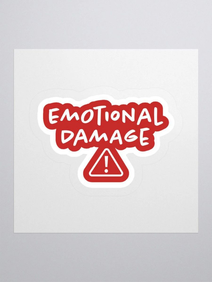 Emotional Damage Warning Stickers product image (1)