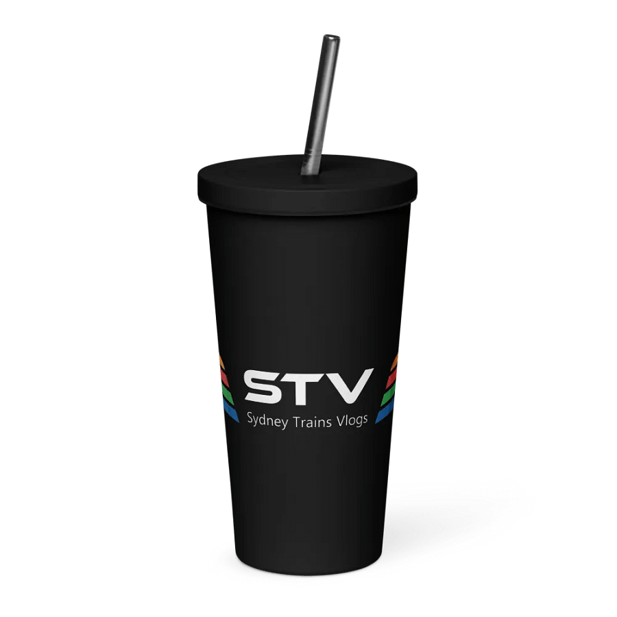 STV Stainless Steel Tumbler With Straw & Lid product image (1)