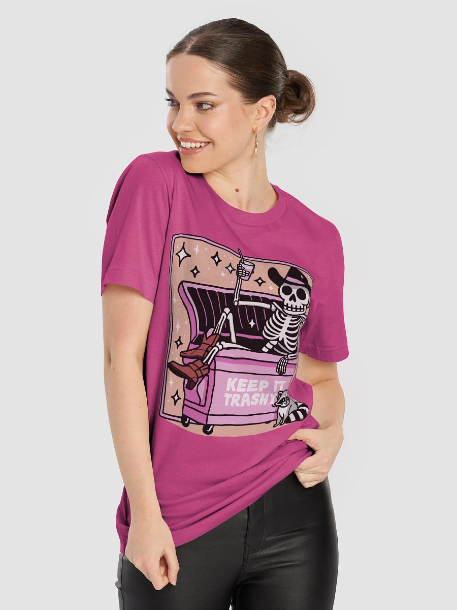 Keep It Trashy T-Shirt (Peach/Pink) product image (3)