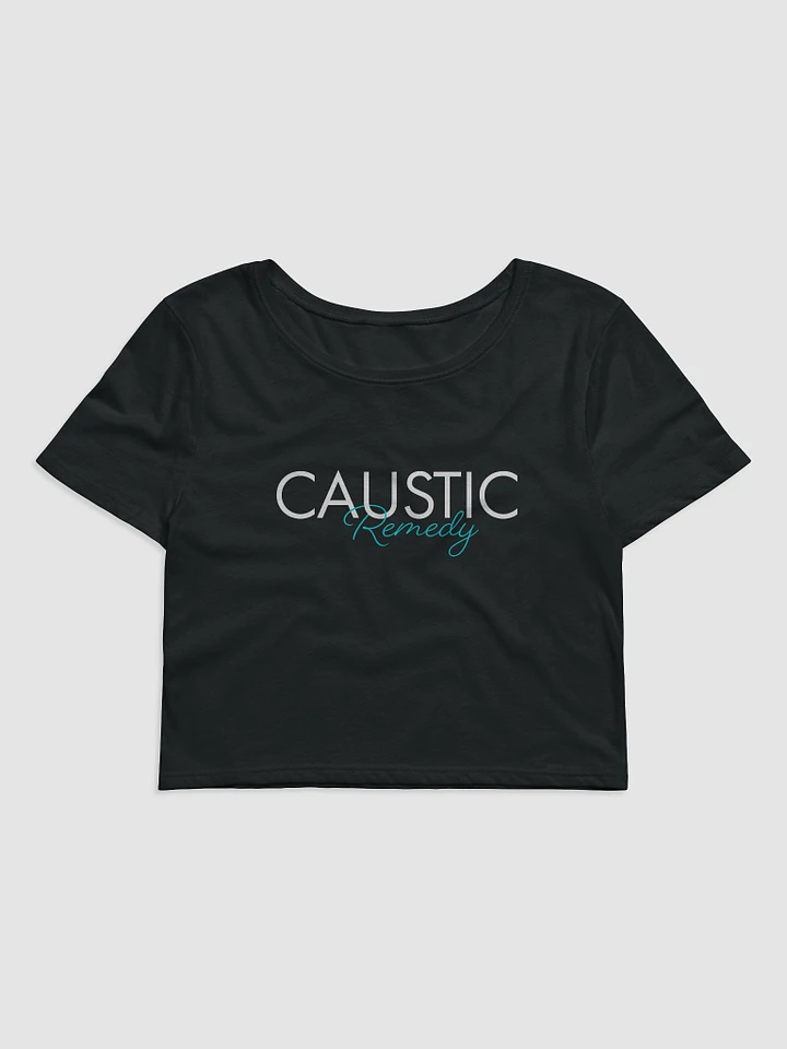 Caustic Remedy Cropped Tee (Black) product image (1)