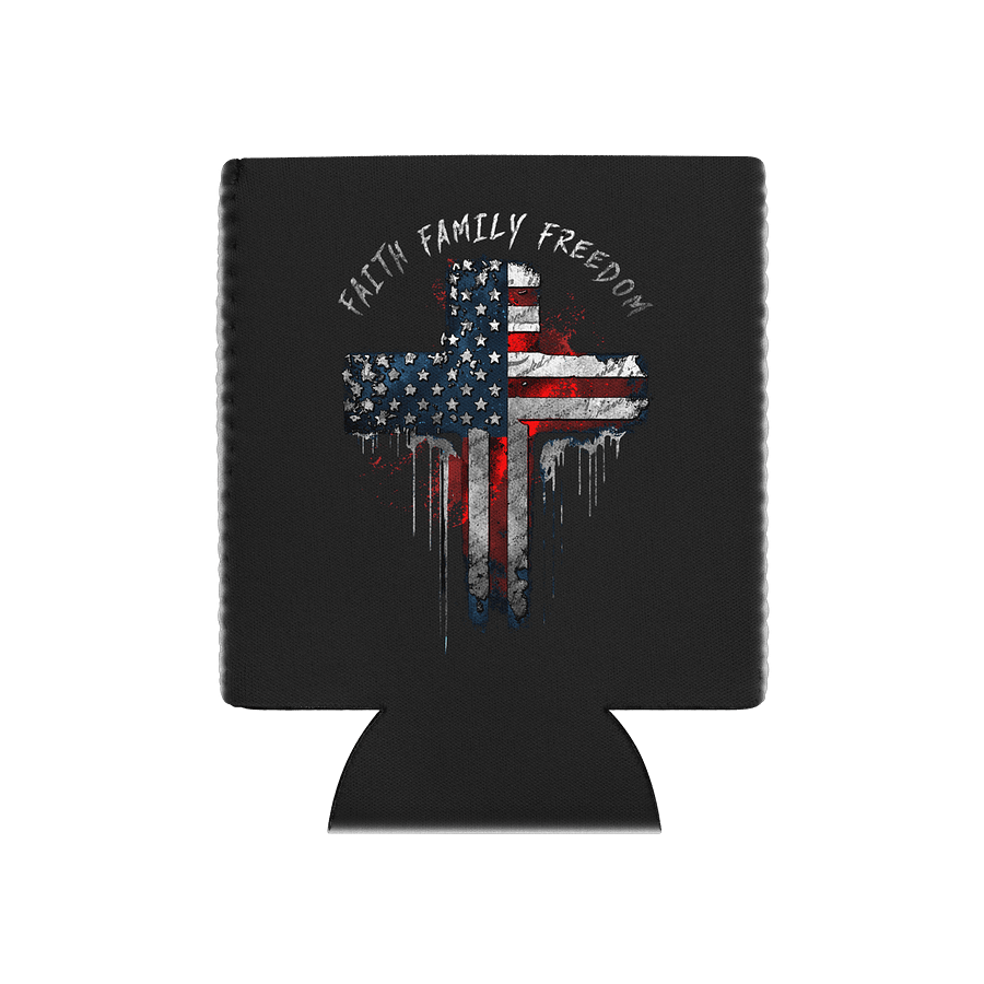 Faith Family Freedom Coozie product image (1)