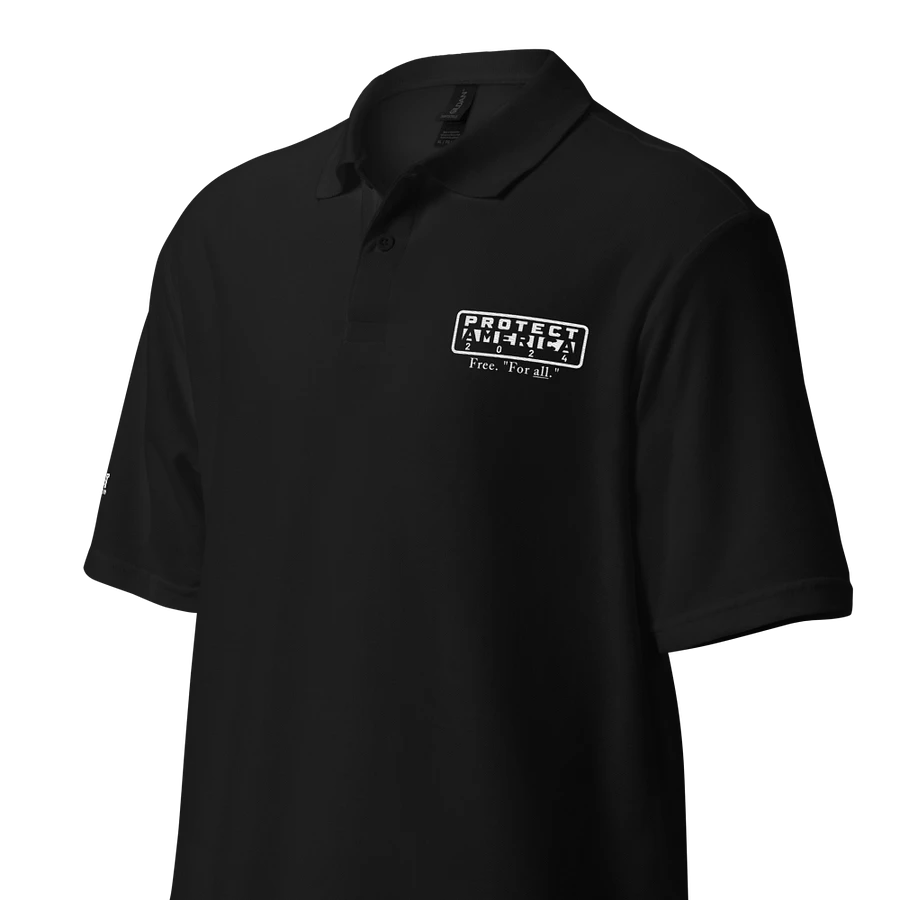 Protect America 2024 Polo Shirt (white text) product image (5)