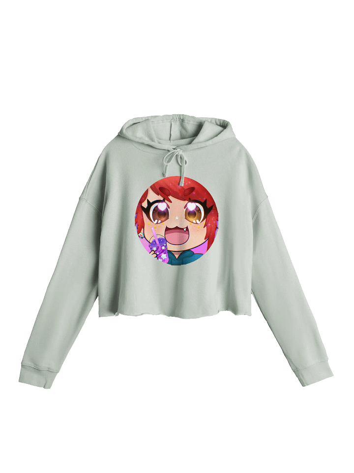 Boba Tea Pearl Women’s Lightweight Cropped Hoodie product image (1)