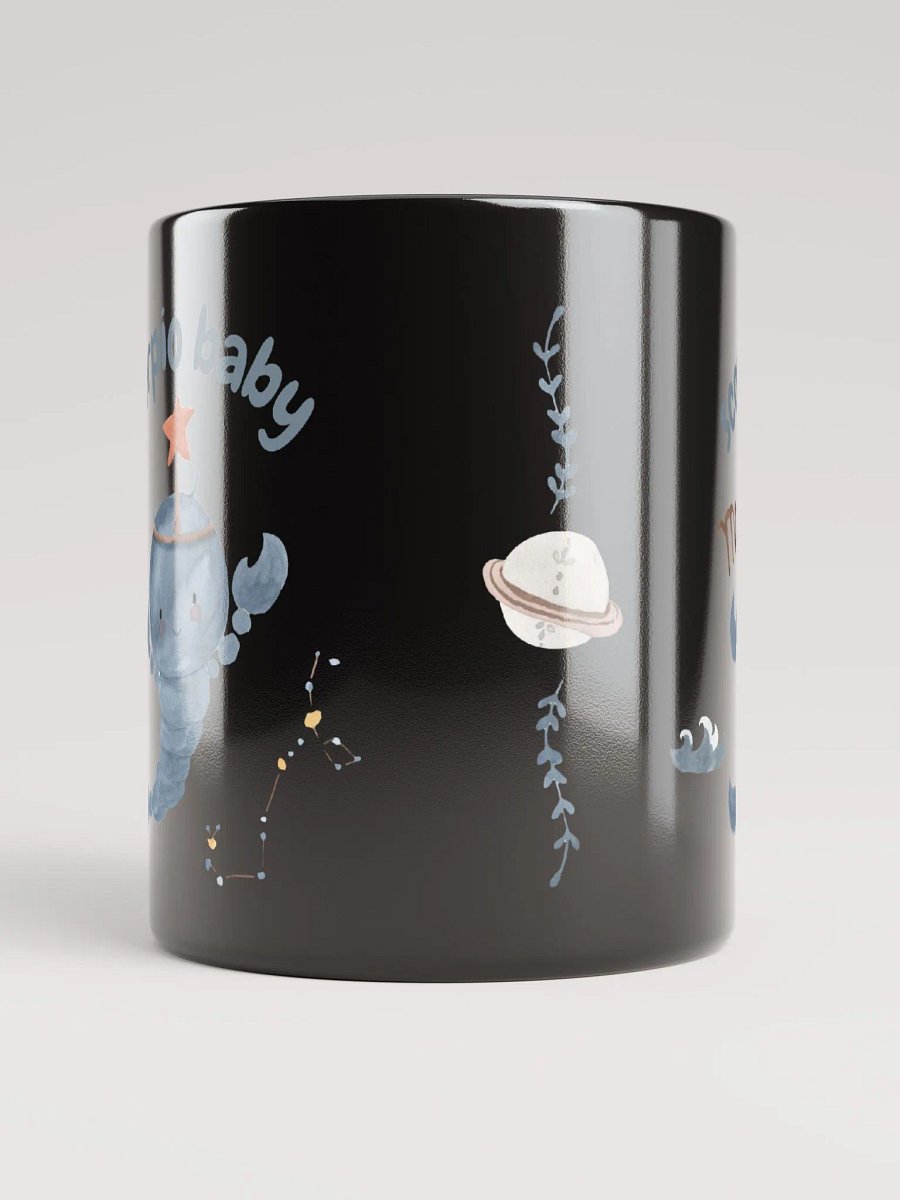 Scorpio Baby October 24 – November 21 BLACK GLOSSY MUG Baby Gift, New Baby Gift, Fun Astrology Gift product image (9)