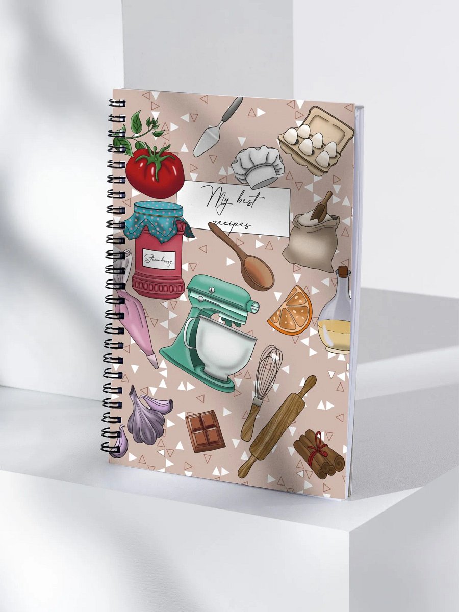 My best recipes - Dotted recipe notebook product image (5)