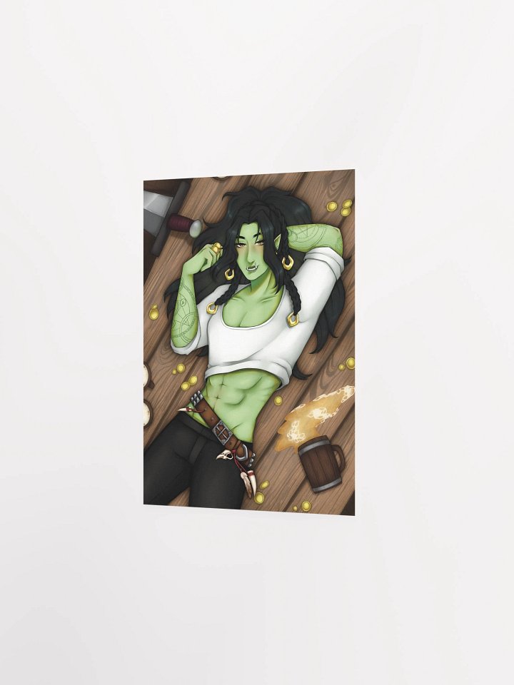 Glasha the Greenfire Pinup Poster product image (2)