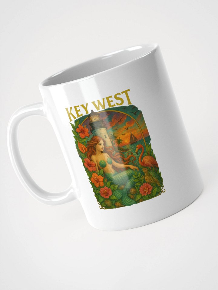 Key West Ceramic Mug with Mermaid and Lighthouse product image (2)