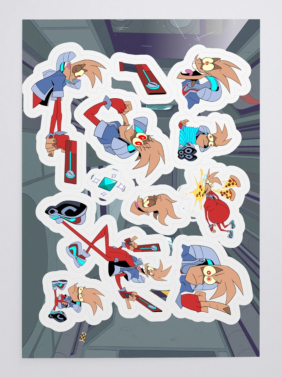 Monkey Wrench - Shrike Sticker Sheet product image (3)