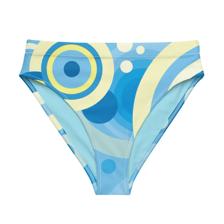 Ripple Effect Recycled High-Waisted Bikini Bottoms product image (5)