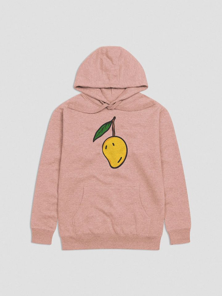 Mango Fruit Hoodie Cotton Heritage Unisex Premium Yellow Color product image (6)