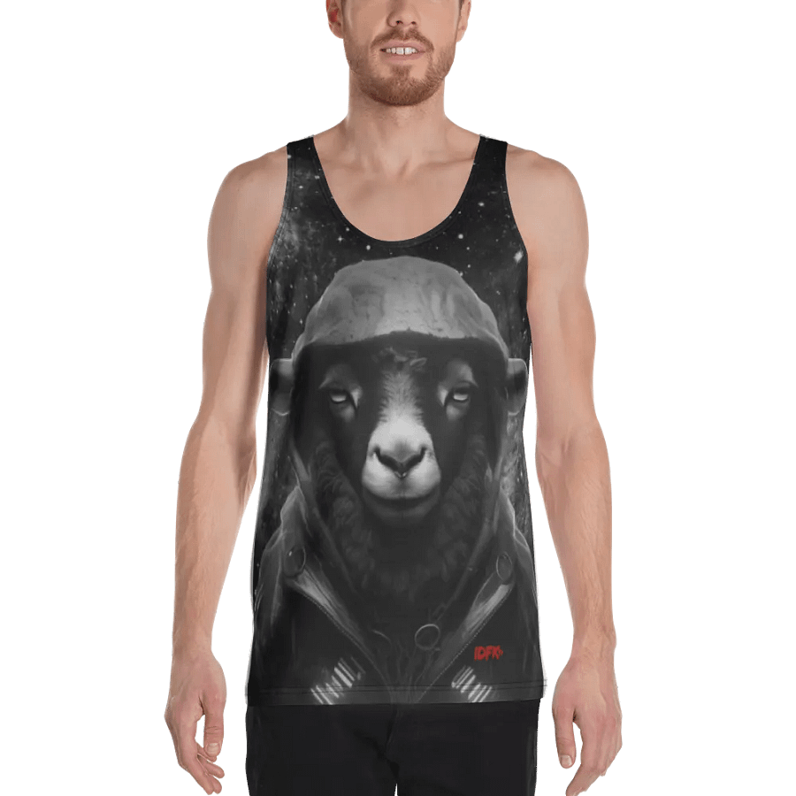 IDFKtv Black Sheep Full B/W Tank Top product image (6)