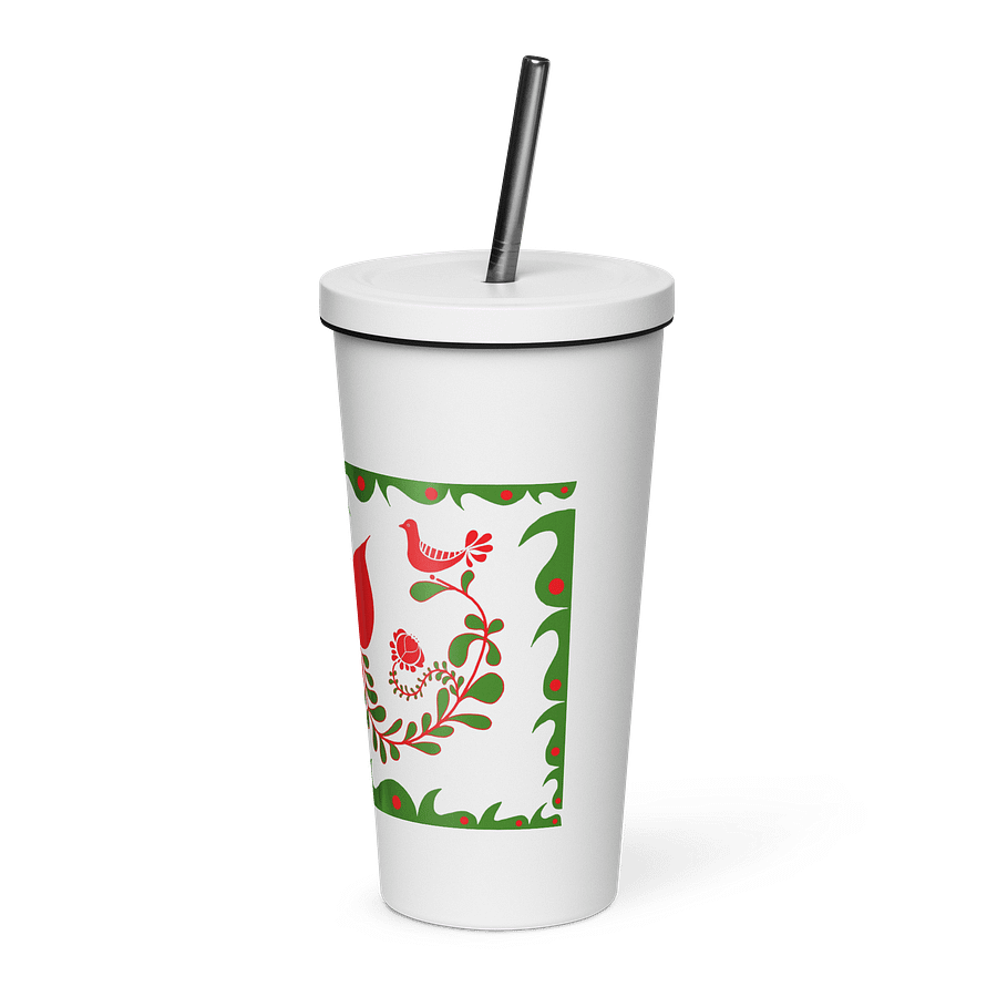 Hungarian Folk Art Paradise Insulated Tumbler product image (3)
