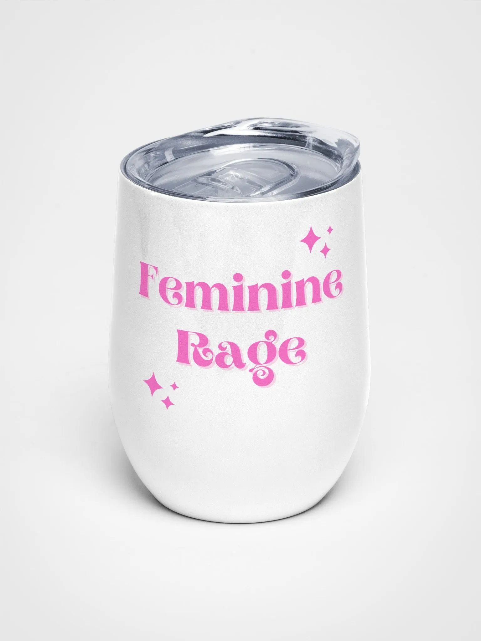 Feminine Rage Wine Tumbler product image (1)