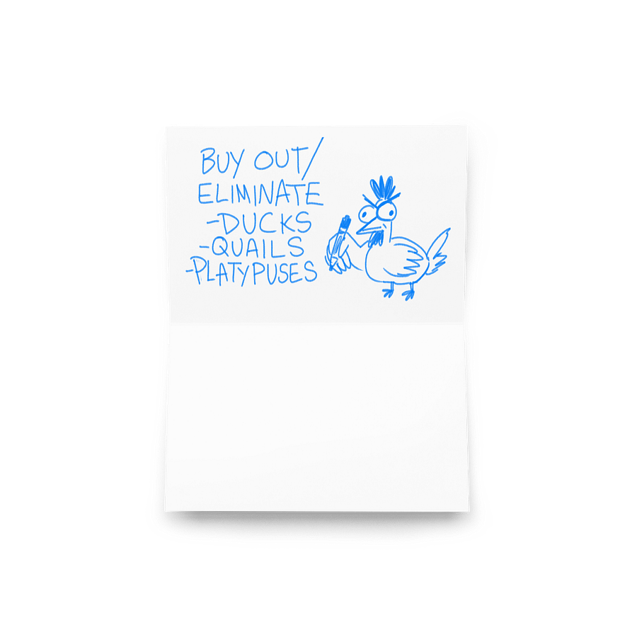 "Chickens figure out enshittification" card product image (7)