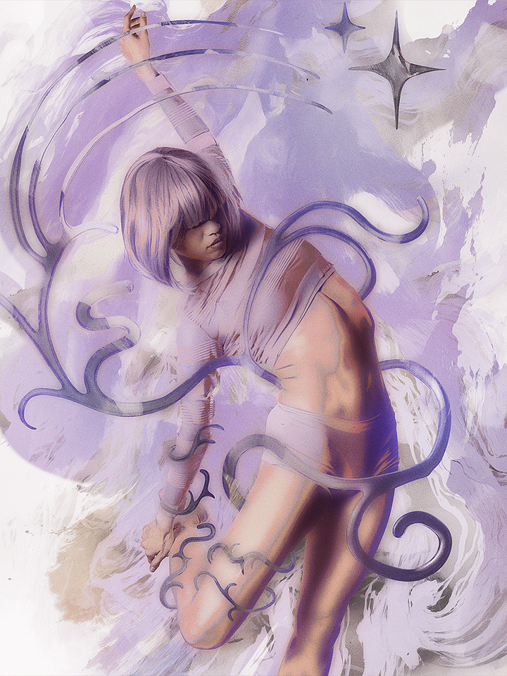Purple Twig Poster product image (1)