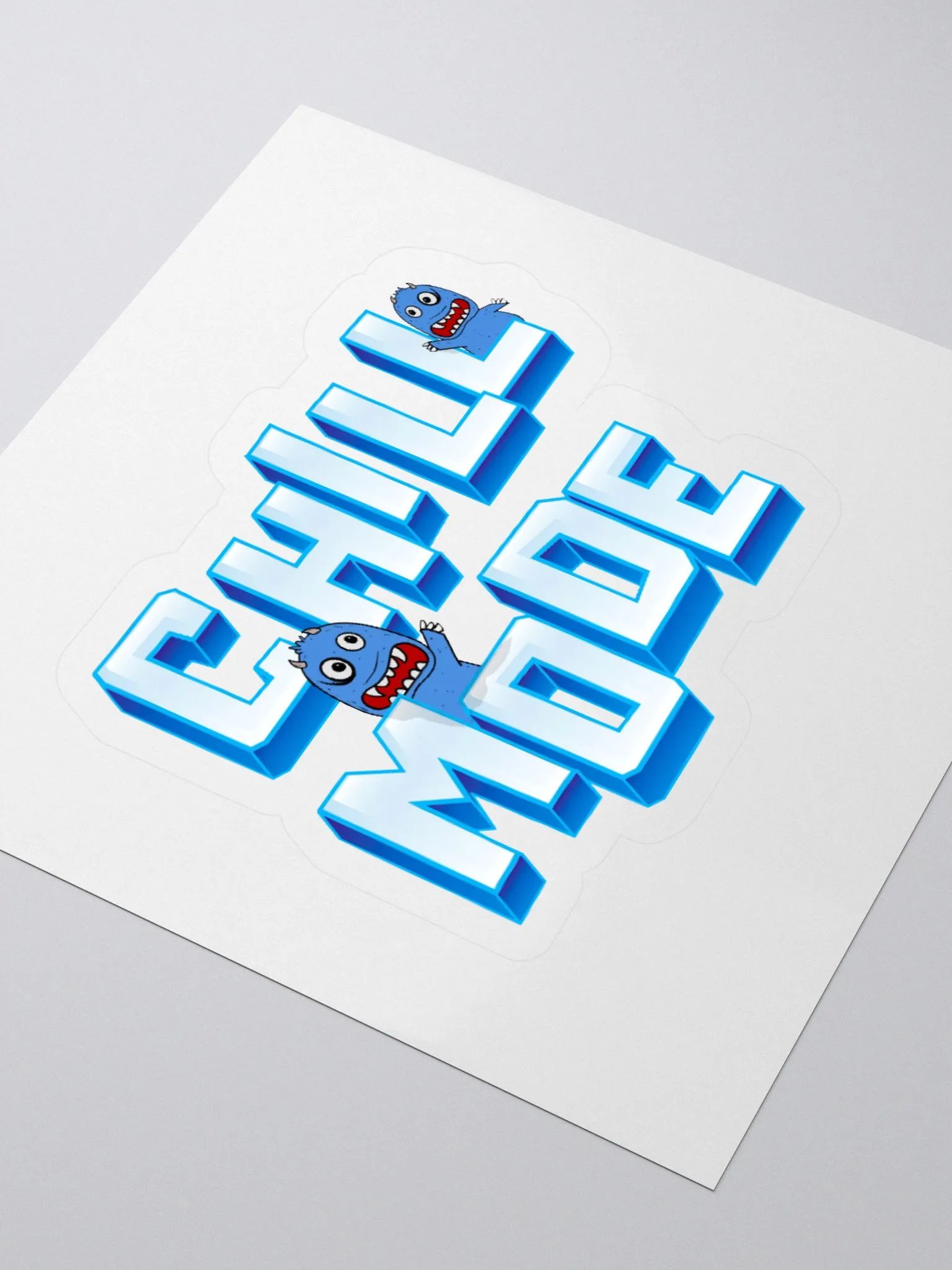 Chill Mode Creatures Kiss Cut Stickers product image (7)