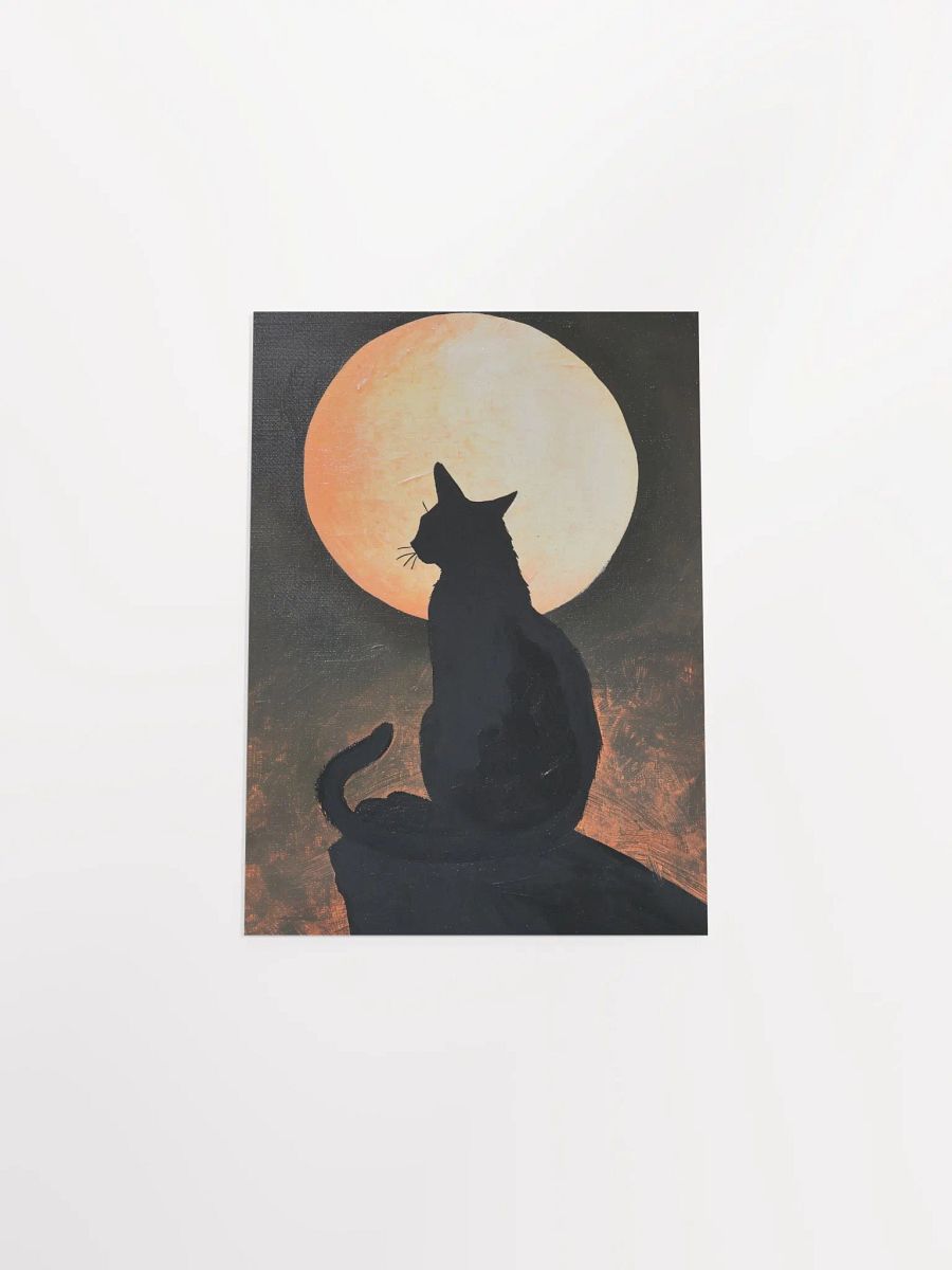 Lunar Feline Glow Poster product image (7)
