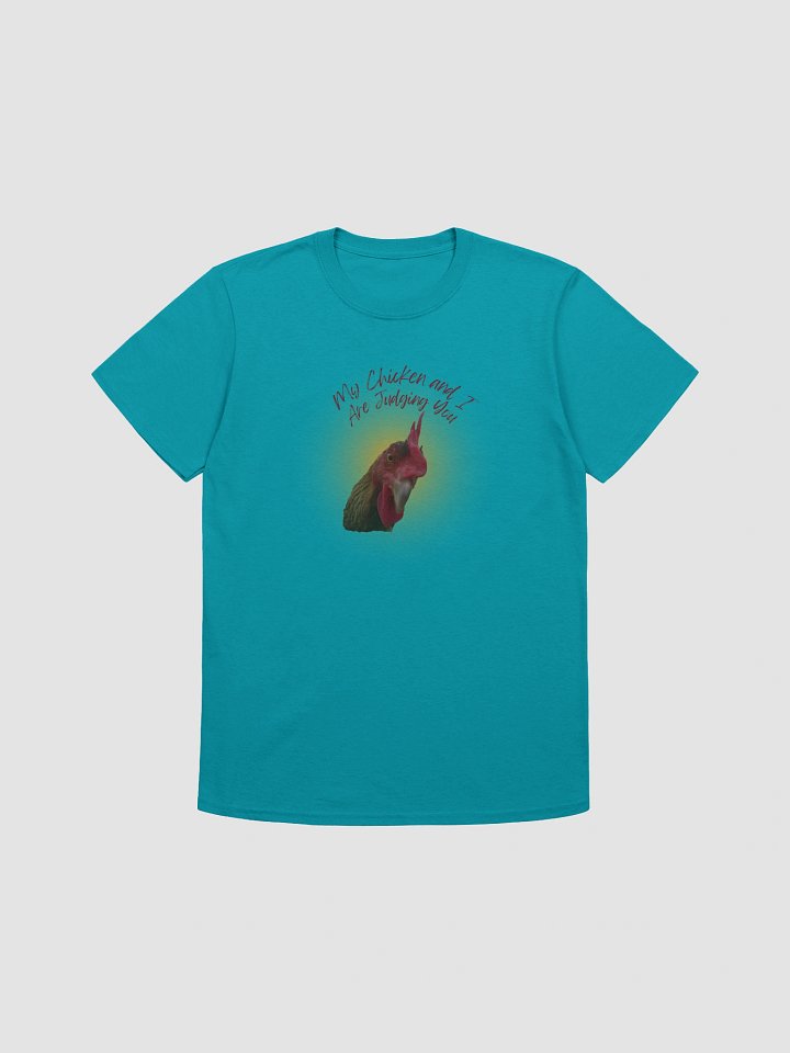 Judgmental Chicken Unisex T-Shirt product image (4)