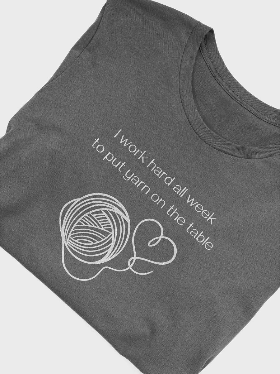 Yarn On The Table (white on dark) product image (34)