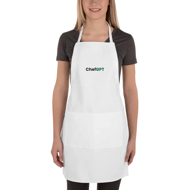 White ChefGPT Apron product image (2)
