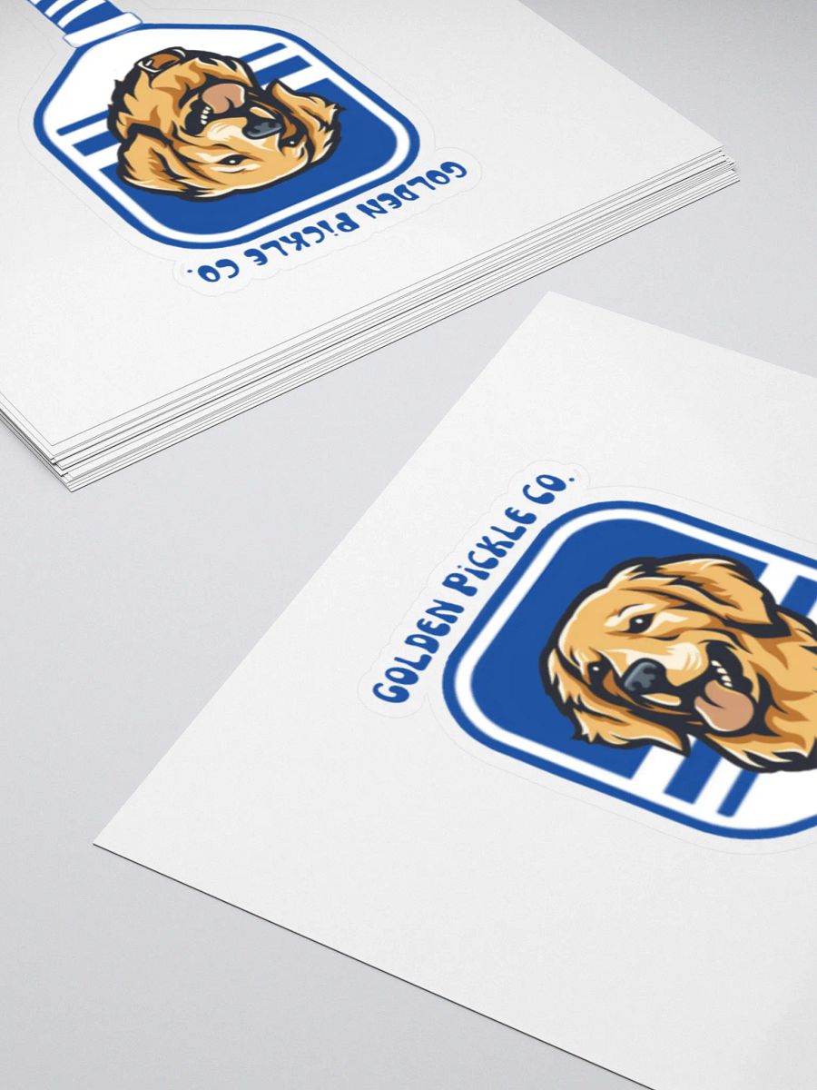 Happy Retriever Golden Pickle Stickers product image (4)