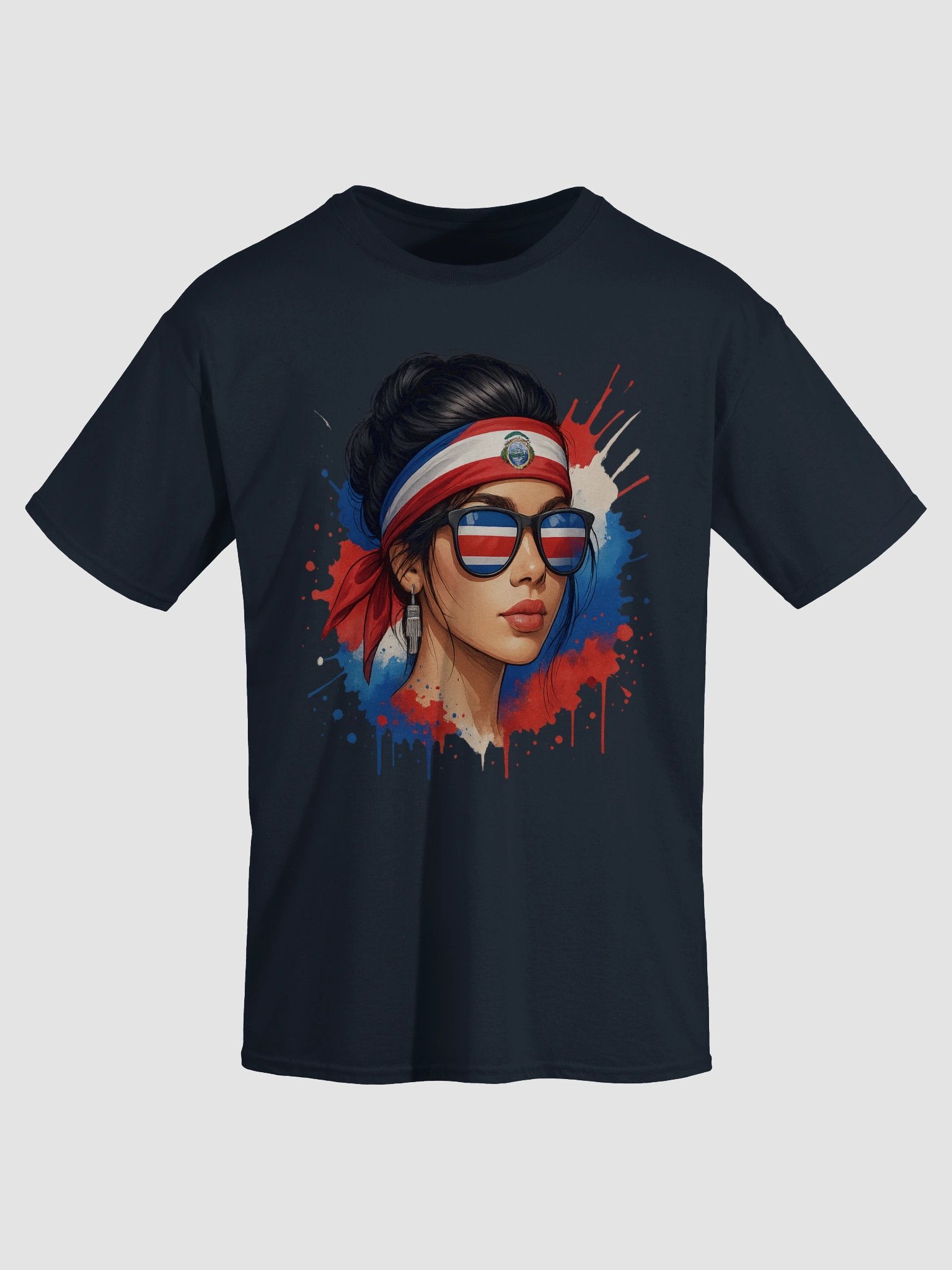 Costa Rica Patriotic Reflection T-Shirt product image (9)