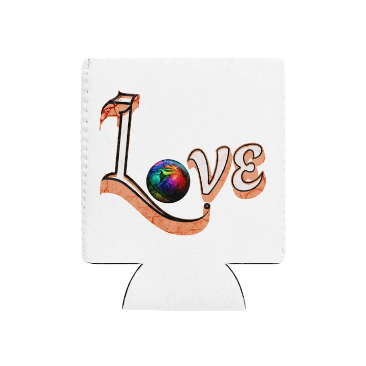 Love Bowling Swirled Can Cooler product image (1)