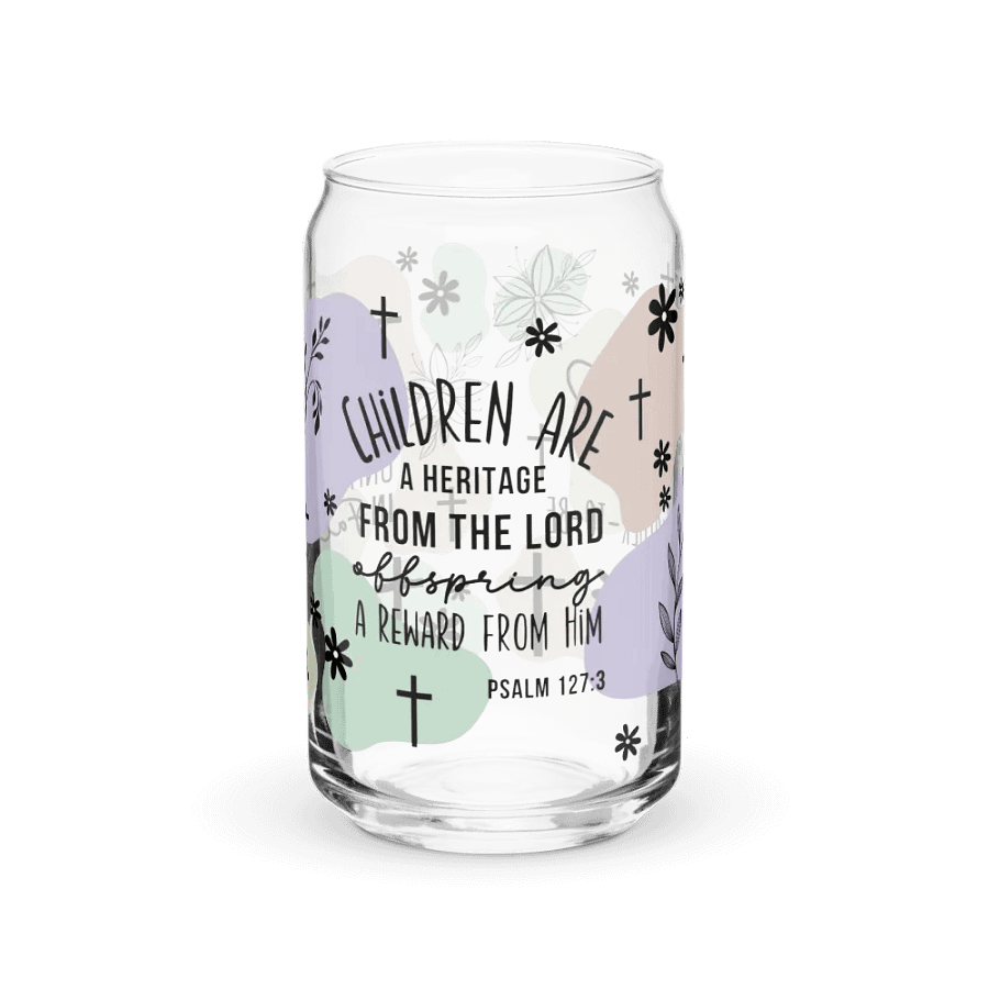 Godmother proposal gift with Bible verse with lid and straw product image (2)