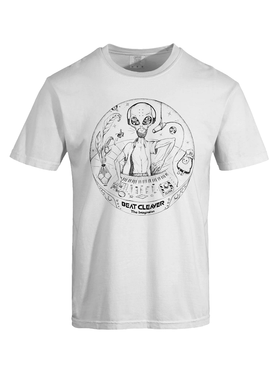 BC Sketch style White T product image (5)