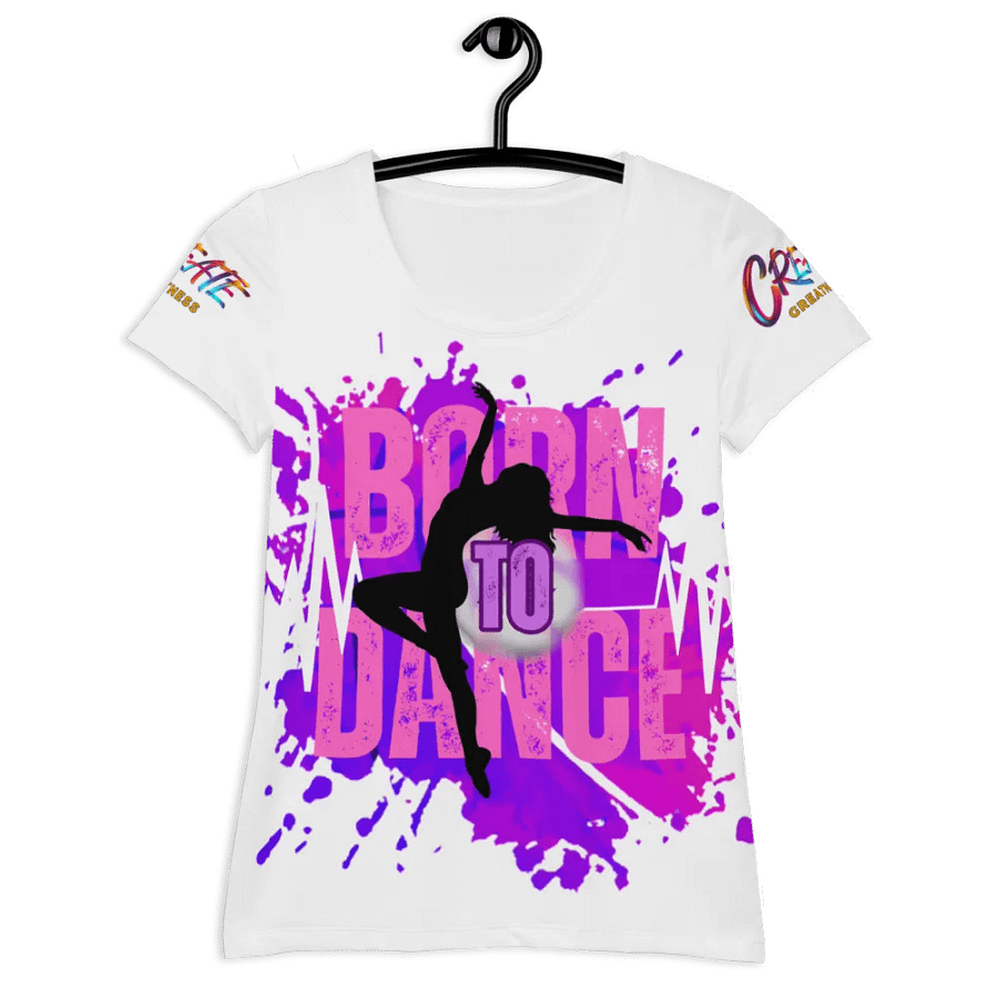 Dynamic Born to Dance Huge Print Athletic Tee product image (6)