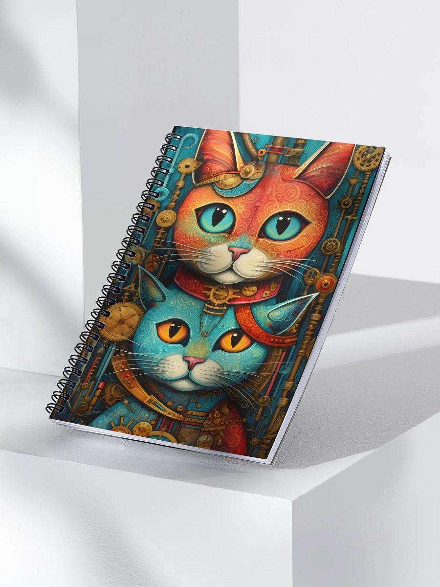 Steampunk Cats Spiral Notebook product image (3)