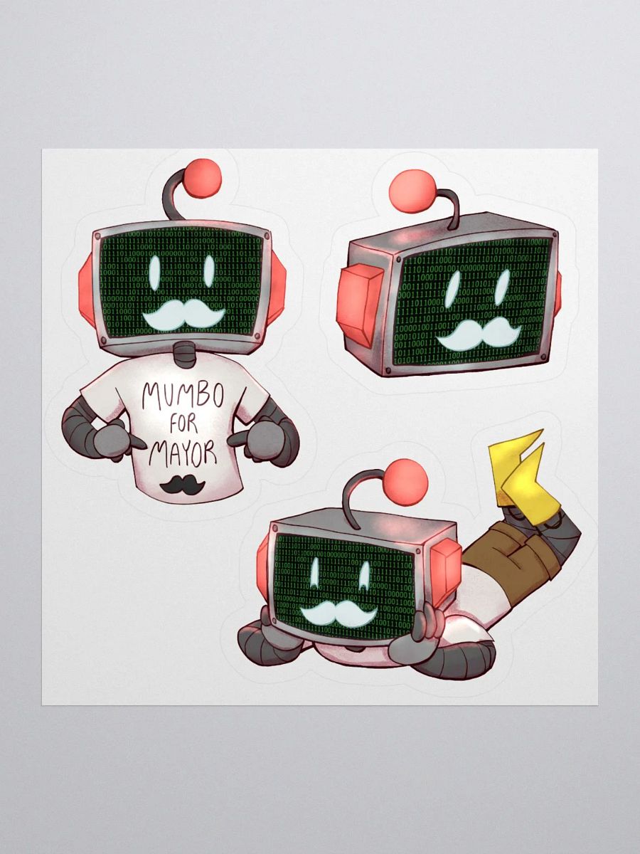 Grumbot Sticker Sheet product image (2)