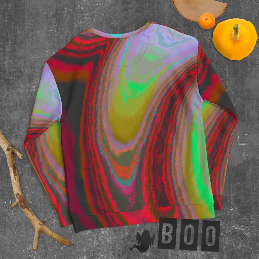 Abstract Darker Cool Swirl Unisex Sweatshirt product image (11)