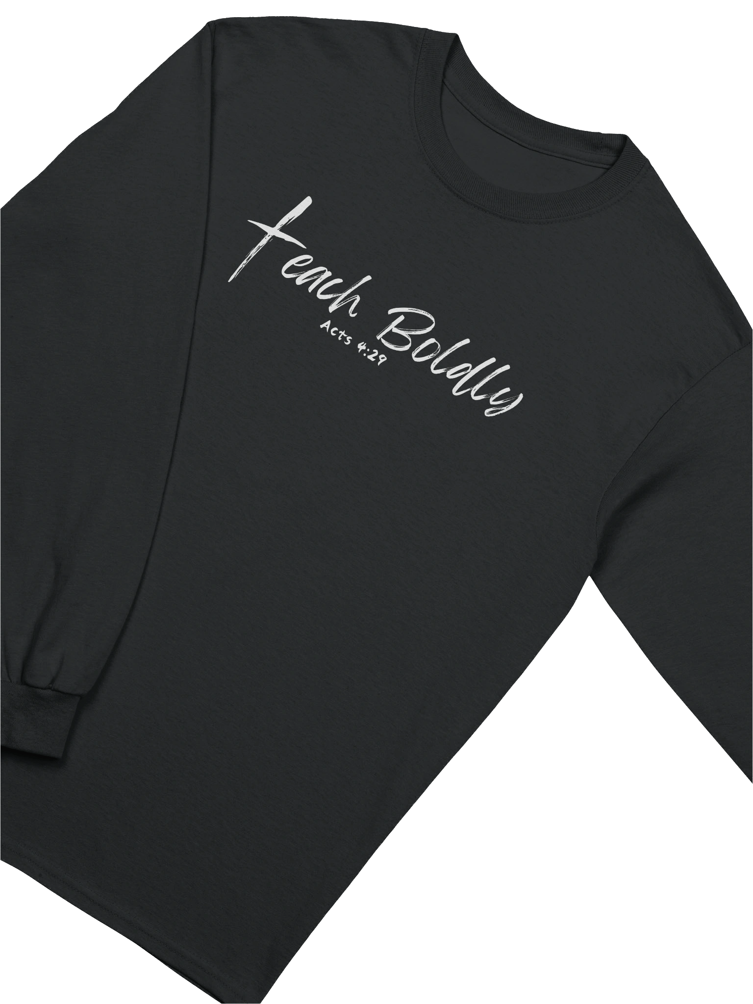 Teach Boldly Long Sleeve Tee – Acts 4:29 – Gildan Ultra Cotton product image (10)