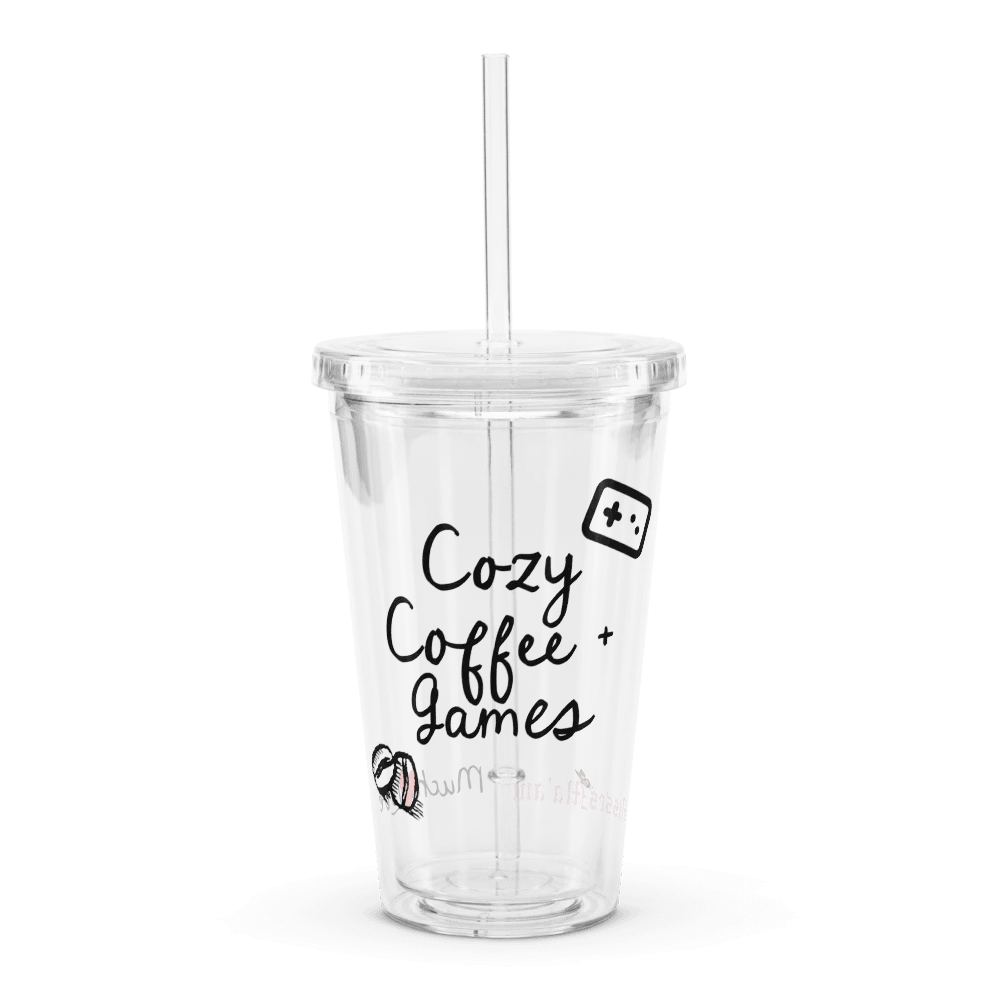 Cozy Coffee + Games Clear Tumbler product image (12)