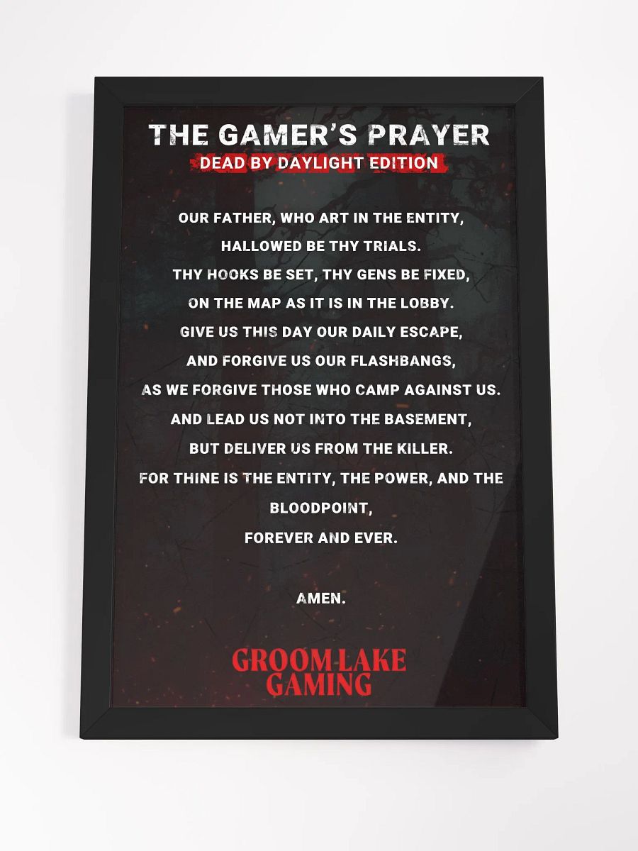 The Gamer's Prayer: DBD Edition product image (5)