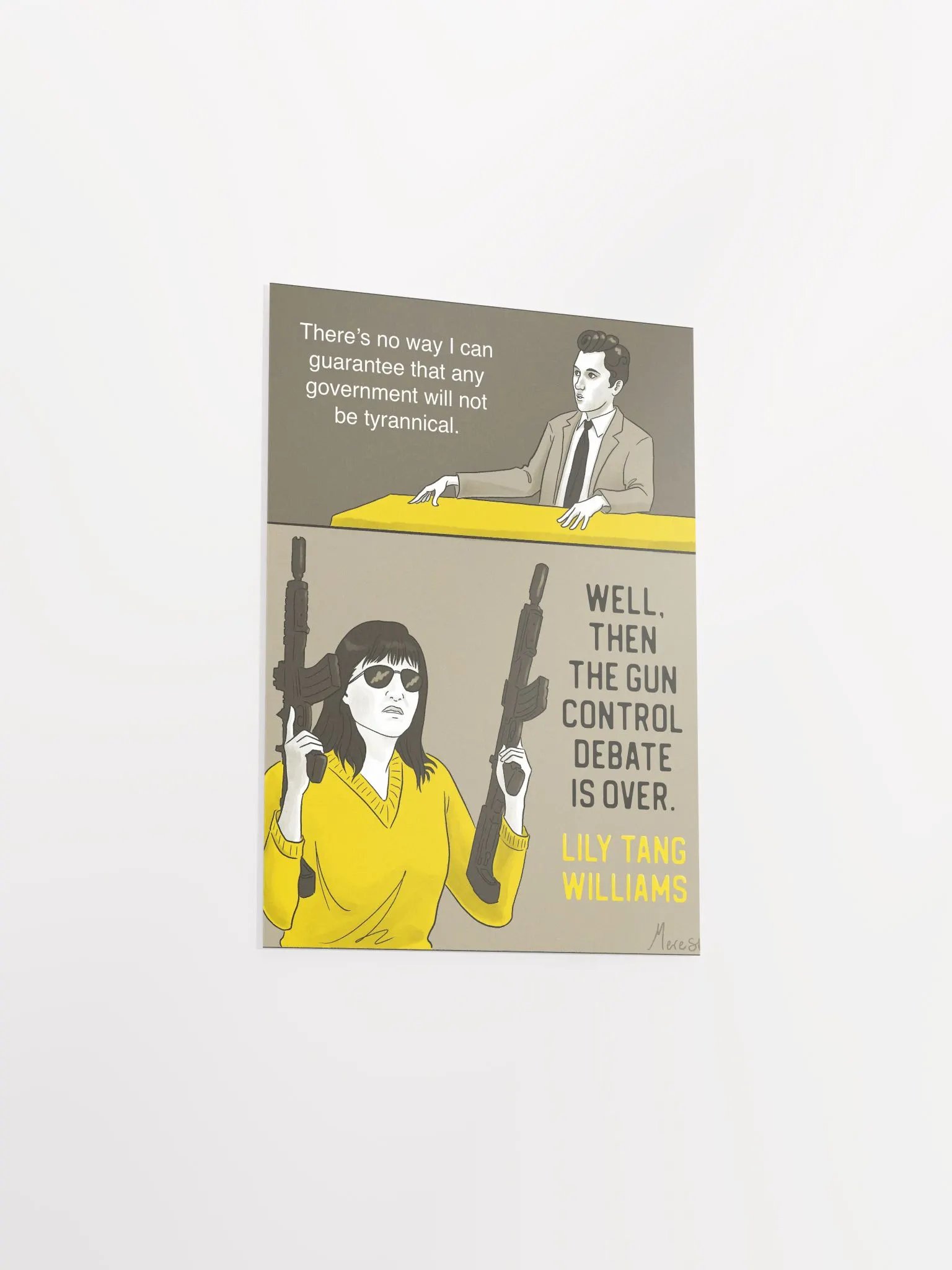Gun Control Debate Is Over Poster product image (24)